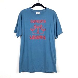 Comfort Colors Gangsta Wrappa Teal Shiny T-Shirt M